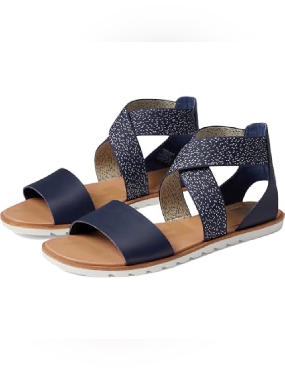 Sorel Women’s Navy Strappy Elastic Comfort Sandals Size 8